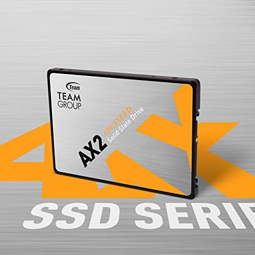 Boost Your Computer’s Speed with TEAMGROUP AX2 1 TB SATA III SSD – Unleash Lightning-Fast 540 MB/s Data Transfer for Ultimate Performance in Laptops & Desktops, Enhanced Durability with 3 D NAND TLC Technology for Reliable Storage Solutions