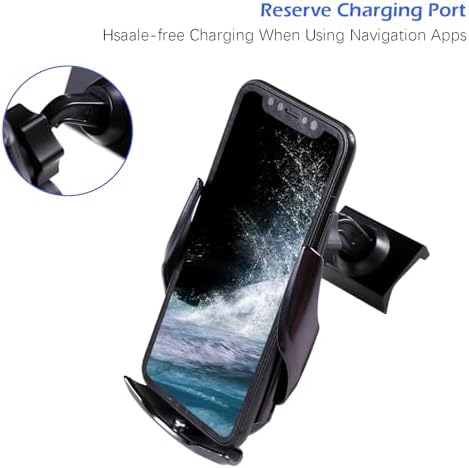 Magnetic Suction Car Phone Mount for Tacoma 2016-2022 – Hands-Free Dashboard & Vent Holder with Retractable Stand for Ultimate Accessibility and Safety in Black – Perfect Fit for Navigation and Calls