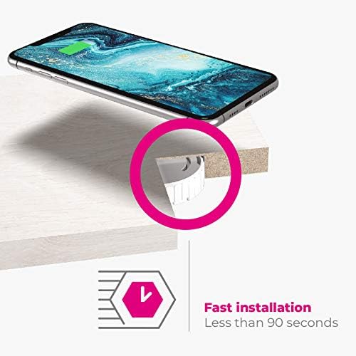 Transform Your Space with Eggtronic Invisa-Qi Wireless Charger | 10 W Hidden Qi-Certified Charging Solution for Effortless Smartphone Power | Seamlessly Integrate into Any Surface for Clutter-Free Living | Ideal for DIY Installation in Desks, Nightstands, and More | Experience Fast Charging and Stylish Convenience