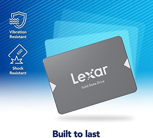 Transform Your Computing with the Lexar 480 GB NQ100 SATA III SSD – Unleash Blazing 550 MB/s Read Speeds for Superior Performance and Unmatched Reliability in a 2.5-Inch Form Factor – Ideal for Gamers and Professionals Seeking Lightning-Fast Data Solutions