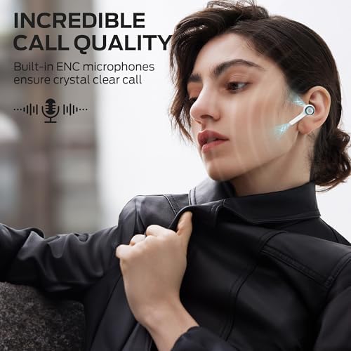 Monster Clarity 102 Plus Premium Wireless Earbuds – Ultra-High Fidelity Bluetooth Headphones with Advanced Four ENC Microphone Technology for Crystal Clear Conversations, 30 Hours of Playtime, Fast Type-C Charging, and IPX6 Waterproof Rating for Ultimate Durability and Comfort in Active Lifestyles