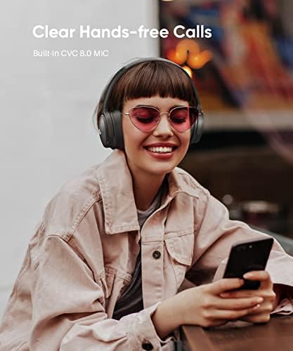 Unleash Your Audio Potential with INFURTURE Wireless Over-Ear Headphones – Advanced Active Noise Cancelling, Deep Bass Bluetooth Sound, 90-Hour Battery Life, Ultra-Low Latency for Gaming, and Luxurious Memory Foam for Ultimate Comfort and Extended Listening Sessions
