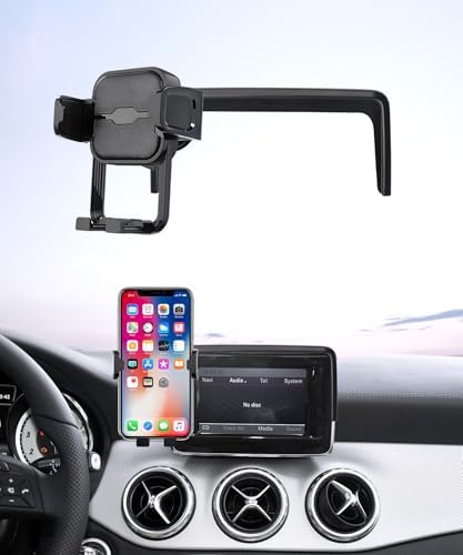 Premium 360° Rotating Phone Holder for 2015 Mercedes Benz GLA/CLA-Class – 5.8″ Screen Auto Mount for Effortless Navigation & Hands-Free Communication – Stylish and Easy-to-Install Car Accessory for Enhanced Safety and Driving Comfort