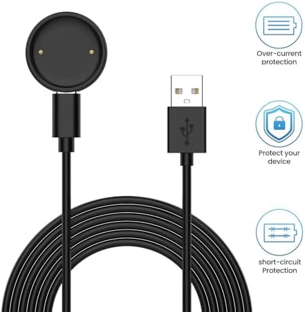 Efficient 3.3 FT USB Charging Cable for Amazfit Active 2 and BIP 6 – Enhance Your Smartwatch Power with Fast Charging and Robust Durability, Ideal for Everyday Use and Versatile Charging Solutions for Active Lifestyles