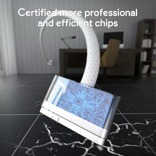 Ultra-Fast 96 W USB-C Charger for Mac Book Pro & Air – 30-Minute Rapid Charge Capability with Magnetic T-Tip Connector – Compatible with 2021-2024 Models – LED Charging Status Indicator for Enhanced Convenience – Engineered for M1, M2, M3 Pro Max Performance – 6.6 FT Braided Cable for Durability and Flexibility – Superior Charging Stability & Efficiency – Exceptional After-Sales Support for Complete Customer Satisfaction