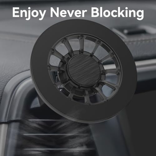 Mag Safe F-150 Phone Holder for Ford Trucks (2015-2020) – Premium Magnetic Mount for i Phone 15/14/13/12/Mini Series – Effortless Air Vent Setup, 360-Degree Rotation, and Optimal Driving Safety – Tailored for Hands-Free Navigation and Quick Device Access