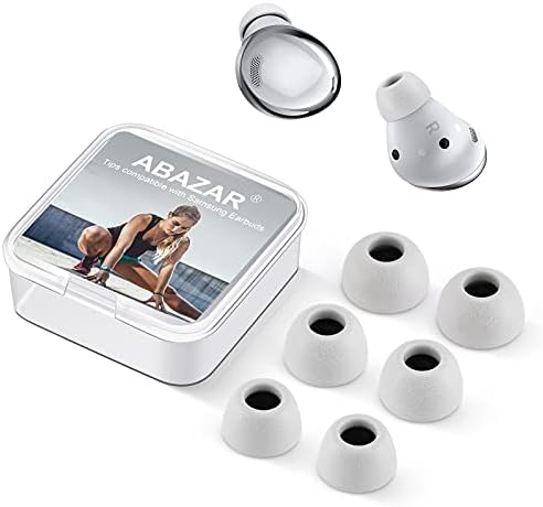 Memory Foam Ear Tips for Samsung Galaxy Buds Pro – Ultimate Comfort & Noise Isolation, Anti-Slip Design, Compatible with Charging Case, 3 Sizes (S/M/L) – Enhance Your Listening Experience with Pain-Free, Secure Fit
