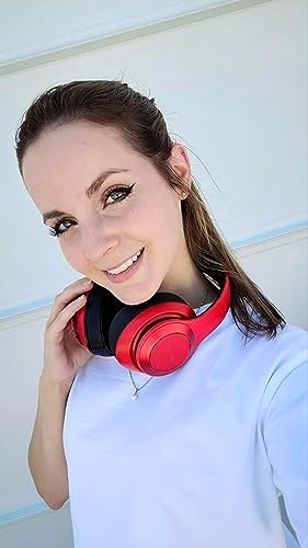 Elevate Your Audio Experience with Vizliter TWS Bluetooth Over-Ear Headphones – Unmatched Noise Cancellation, Rich Deep Bass, Built-In Microphone, and Stunning LED Design for Ultimate Comfort and Connectivity