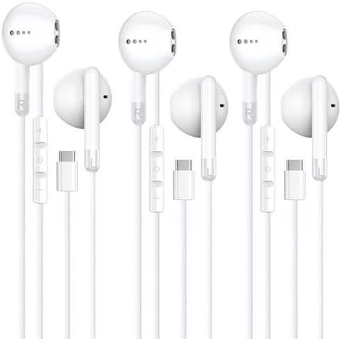 High-Fidelity 6 Pack Wired Earbuds – Immersive Heavy Bass Headphones with Superior Noise Isolation for i Phone, Android, and Laptops – Ergonomic In-Ear Design for All-Day Comfort and Crystal-Clear Sound – Perfect for Commuters, Fitness Enthusiasts, and Music Lovers