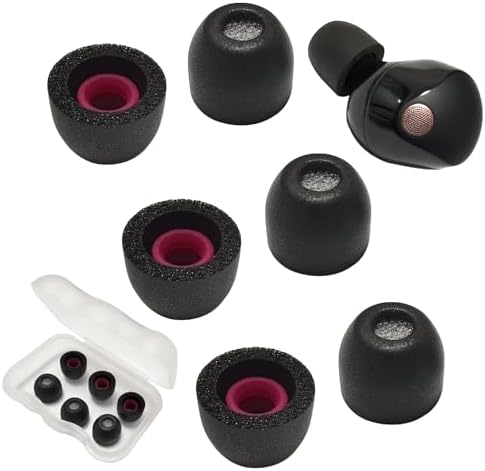 Experience Unmatched Comfort and Sound Quality with Premium Memory Foam Ear Tips for Sony WF-1000 XM5 & XM4 – Extra Small Black Replacement Set (3 Pairs) for Superior Noise Isolation and Secure Fit – Elevate Your Audio Experience with Custom-Fit Earbud Accessories Designed for Audiophiles and Casual Listeners Alike – Enhance Your Listening Journey Today!