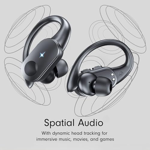 Unleash Your Workout Potential with 80-Hour Bluetooth Sport Earbuds – IPX7 Waterproof Deep Bass Headphones Featuring Ergonomic Earhooks and Wireless Charging Case for Ultimate Audio Performance on i OS & Android Devices. Perfectly Crafted for Active Lifestyles, These Premium Earbuds Offer Crisp Sound Quality and Extended Playtime, Ensuring You Stay Motivated Through Every Session. Enjoy the Freedom of Movement with a Secure Fit and Convenient LED Battery Indicator, Designed to Keep You Focused on Your Fitness Goals. Elevate Your Listening Experience with Durable, Sweat-Resistant Earbuds Tailored for Runners and Fitness Enthusiasts.