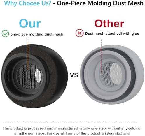 Revolutionize Your Air Pods Pro Listening Experience with Premium Memory Foam & Silicone Replacement Ear Tips – Superior Noise Isolation & Dust Defense, USB-C-Compatible, Tailored Fit in 3 Sizes (Small/Medium/Large) for Ultimate Comfort and Enhanced Sound Quality