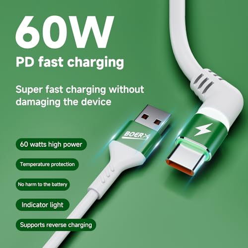 Elevate Your Charging Experience with the 3.3 ft Versatile USB-C Fast Charging Cable – 60 W Power Delivery, 360° Rotating Design for Effortless Connectivity, and Robust Durability for Seamless Data Transfer and Device Compatibility