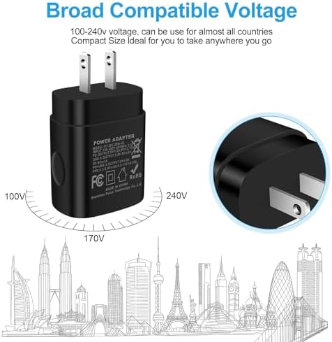 Ultra-Compact 25 W USB-C Fast Charging Block – High-Speed Wall Adapter for i Phone 16, Samsung Galaxy S25 Ultra, Google Pixel 8 & More – Enhanced Safety Features & Travel-Friendly Design for Rapid Device Power-Up