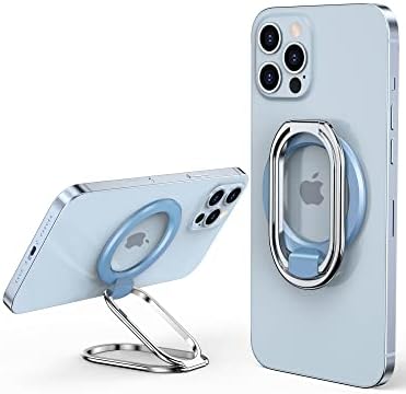 Transform Your i Phone with the SUPERONE 2024 Enhanced Mag Safe Ring Holder – Dynamic Adjustable Kickstand & Detachable Magnetic Grip for Effortless Wireless Charging, Tailored for i Phone 12, 13, 14, 15 & 16 Series (Vibrant Color Options) – Boost Functionality and Personal Style