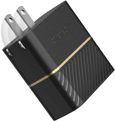 Rapid Charge Otter Box 50 W USB Wall Charger – Dual Port Fast Charging Adapter for Multiple Devices, Compact Design with Safety Features, Sleek Black Finish for Home and Travel