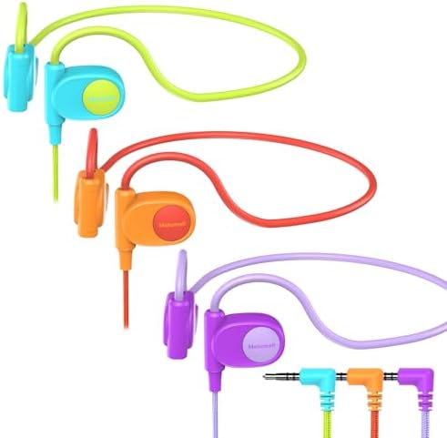 Kid-Friendly Open Ear Headphones – Vibrant Purple Lightweight Design for School and Outdoor Fun – Safe Air Conduction Technology with 3.5 mm Jack – Ultimate Comfort and Hearing Protection for Young Explorers