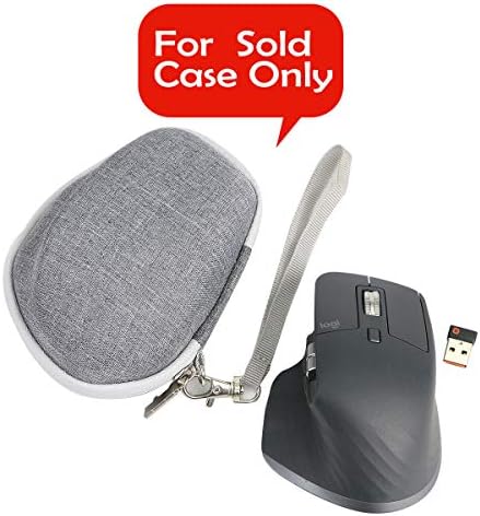 Ultimate Khanka Hard Travel Case for Logitech MX Master 3 / 3 S – Durable Protection & Optimal Performance with Replacement Mouse Feet Pads for Effortless Glide