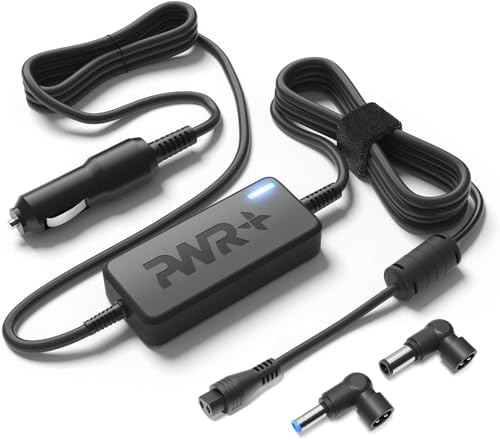 Ultimate CAR Laptop Charger for HP Probook & Elitebook Series – High-Speed 10 ft Power Cord, 45 W/65 W/90 W Options, Extensive Compatibility with G1-G6 Models, Verified UL Safety Standard, 24-Month Exchange Guarantee – Perfect for Business and Travel Use