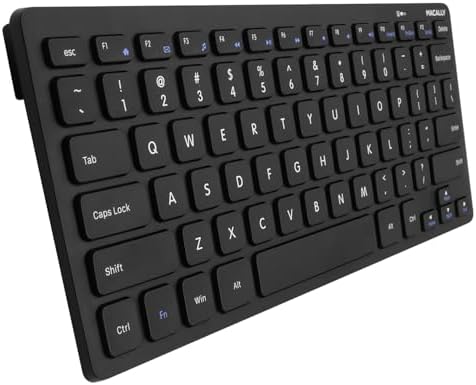 Elevate Your Typing Experience with the Macally Compact Wireless Keyboard – Ergonomic Mini USB Solution for Laptops, PCs, Tablets & Smart TVs – Unmatched Comfort & Enhanced Compatibility for Productive Workdays