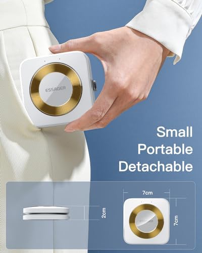 Magnetic 3-in-1 Detachable Wireless Charging Station for Apple Devices – Fast Charging Solution for i Phone 15/14/13/12, Air Pods Pro/2/3, and Apple Watch – Space-Saving, Portable Design for Effortless Device Management
