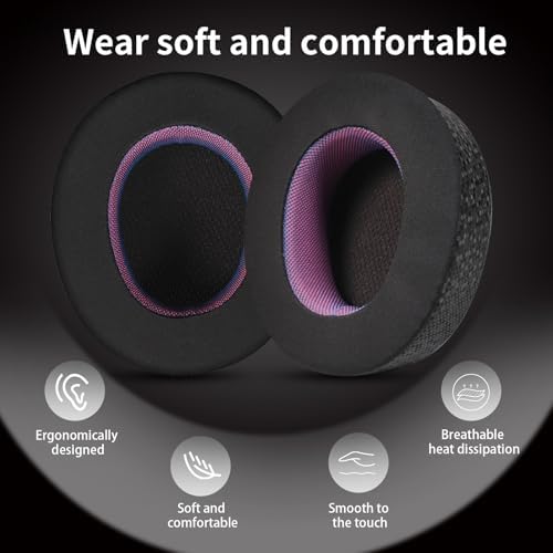 Upgrade Your Audio Experience with Premium Sheepskin Replacement Earpads for Steel Series Arctis Nova Pro (Wired) – Unmatched Comfort and Superior Sound Isolation for Gamers and Audiophiles – Effortless Installation with Enhanced Longevity