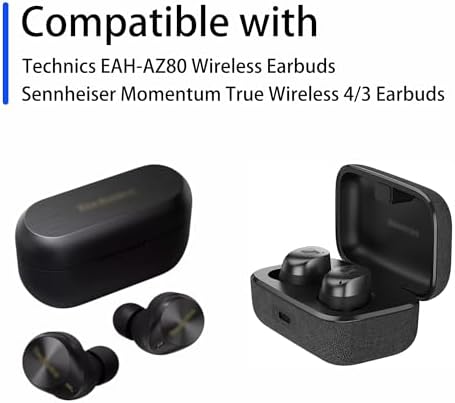 Ultimate Earbud Dust Protection Mesh Replacement Set for Sennheiser Momentum True Wireless 4/3 & Technics EAH-AZ80 – 10 Pack Silver Filters for Superior Sound Clarity, Easy Maintenance, and Enhanced Longevity Against Dust and Debris