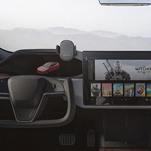 Kenu Airvue Premium Wireless Charging Phone Mount for Tesla Models 3, Y, S & X – Ultimate Smartphone Cradle with 360-Degree Rotation, Fast Charging, and Enhanced Compatibility for Latest i Phone, Samsung, Pixel & Android Devices – Seamless Integration for Safe Driving and Hands-Free Access