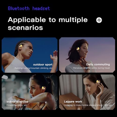 Premium Bluetooth 5.3 Waterproof Earbuds – Ergonomic Noise Cancelling Wireless Headphones for Gaming and Sports – Ultimate Comfort with Built-in Microphone for Crisp Calls and Dynamic Audio Performance