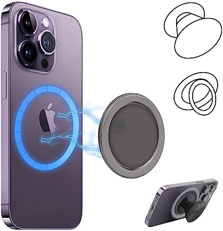 Frosted Magnetic Pop Socket Holder for i Phone 15, 14, 13, 12 – Stylish Mag Safe-Compatible Phone Grip Stand for Enhanced Stability and Effortless Selfies – Lightweight, Durable, and Perfect for Streaming
