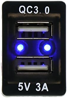 Experience Unmatched Charging Efficiency with the QC3.0 Dual USB Car Charger Adapter for Toyota VIGO – Lightning-Fast Quick Charge Power Socket for Smartphones and GPS Devices – Ultimate Automotive Power Solution with Robust Safety Features and Elegant Design