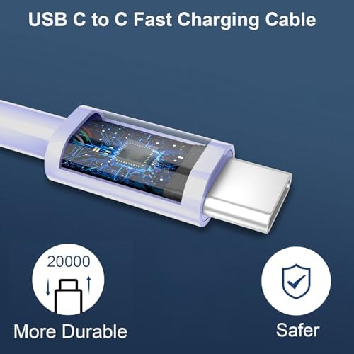 20 W Dual-Port USB-C Fast Charger with 6.6 FT Cable – Ultimate Power Solution for i Phone 15/16 Pro Max & Android Devices – Efficient Travel Companion Designed for rapid charging, this 20 W Dual-Port USB-C Charger ensures your i Phone 15/16 Pro Max and Android devices stay powered up with maximum efficiency. Featuring a generous 6.6 FT USB-C to C cable, this charger eliminates the inconvenience of short cords while allowing you to multitask with ease. Its dual-port design offers the ability to charge two devices simultaneously, making it ideal for busy professionals and frequent travelers. Enjoy broad compatibility across multiple Apple and Android devices, ensuring versatility for all your charging needs. The compact and lightweight structure of this charger enhances portability, making it an essential accessory for your on-the-go lifestyle. Built with high-quality materials, this charger prioritizes durability and safety, giving you peace of mind while delivering fast charging performance. Elevate your charging routine and stay connected wherever life takes you with this indispensable charging solution.