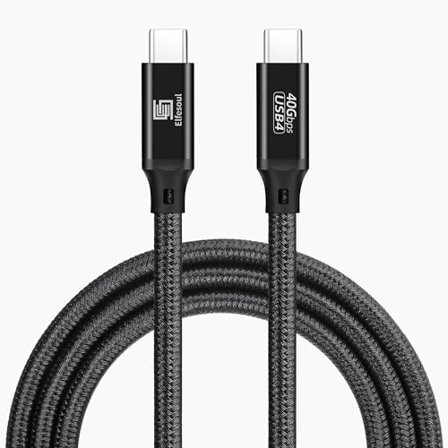 Ultra-Fast USB C to C Cable 6.6 ft – 240 W Power Delivery, 40 Gbps Data Transfer & 8 K HD Display Support for Thunderbolt 3/4, Mac Book Pro & Type-C Devices – Premium Durability & Versatility for Seamless Connectivity