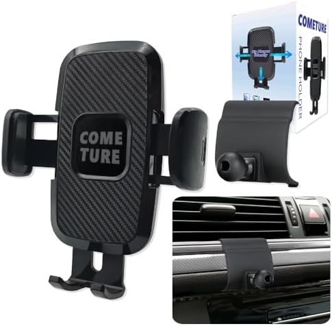 Premium COMETURE Car Phone Holder Mount for Audi Q7 (2020-2024) – Versatile 360° Rotation Smartphone Cradle for i Phone & Android – Enhance Driving Safety with Secure Navigation and Stylish Design – Effortless Installation & Long-Lasting Durability
