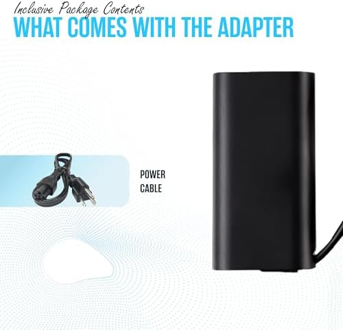 High-Performance 45 W USB-C Dell Laptop Charger – UL Certified Fast Charging Adapter for XPS, Latitude, and Inspiron Models – Exceptional 5 V/20 V 2.25 A Power Delivery with Global Voltage Support – Reliable and Versatile Power Solution for On-the-Go Professionals
