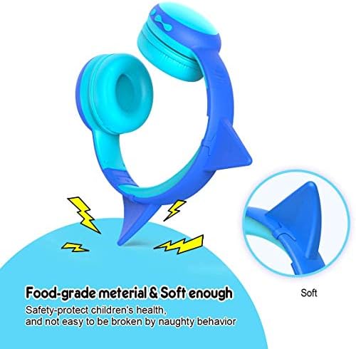 Gorsun Kids’ Purple Cat Ear Bluetooth Headphones – Safe Over-Ear Wireless Headset with 85 d B Volume Limiting, 40-Hour Battery Life, Built-in Microphone, and Bluetooth 5.3 for Toddlers and Young Children – Ideal for Music, Learning, and Playtime Adventures