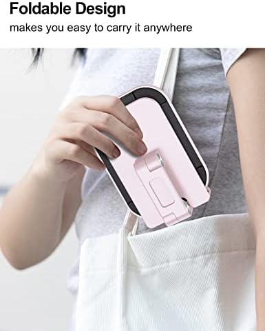 Transform Your Workspace with the OCYCLONE Adjustable Phone Stand & Cable Organizer Set – Versatile Foldable Holder for 4.7″ to 13″ Devices, Personalized Viewing Heights, and Effortless Portability for Home and Office Efficiency