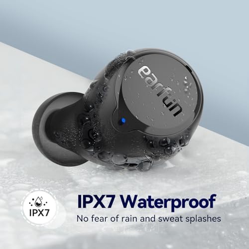 Experience Unmatched Sound Quality with Ear Fun Free 1 S Wireless Earbuds – Deep Bass Bluetooth Headphones Featuring 4 Mics for Crystal-Clear Calls, Customizable EQ App for Tailored Audio, IPX7 Waterproof Design for Ultimate Durability, 30 Hours Playtime with Wireless Charging Capability, Compatible with All Devices