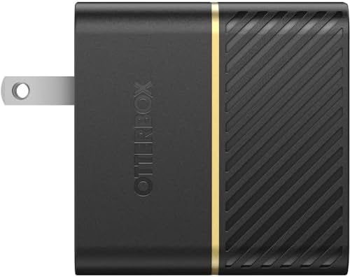 Rapid Charge Otter Box 50 W USB Wall Charger – Dual Port Fast Charging Adapter for Multiple Devices, Compact Design with Safety Features, Sleek Black Finish for Home and Travel