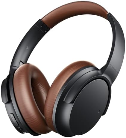 Revolutionize Your Listening Experience with KO-STAR Wireless Over-Ear Headphones – Premium Hi-Res Audio, Advanced Hybrid Active Noise Cancelling, Tailored Deep Bass Settings, and Luxurious Memory Foam Comfort for Unmatched 60-Hour Playback Anywhere You Go