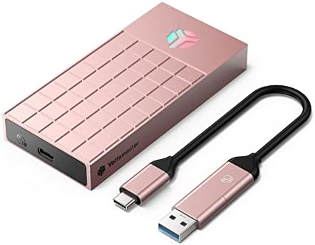 Yottamaster RGB Aluminum M.2 NVMe SSD Enclosure Adapter – 10 Gbps USB 3.1 Gen 2 Support for 2230/2242/2260/2280 M-Key/M+B Key SSDs, Up to 4 TB Capacity – Premium Heat Dissipation & Enhanced UASP Performance for Gamers and Professionals