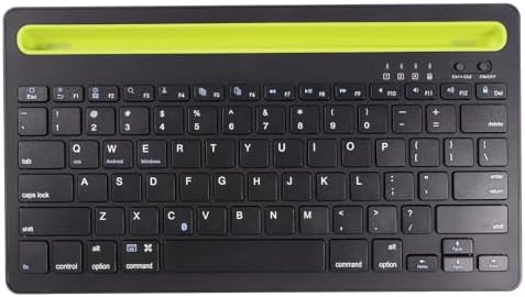 Elevate Your Typing Experience with the CHUYI Wireless Bluetooth Keyboard – Slim, Portable, and Multi-Device Compatible for i Pad, Tablet, and PC – Rechargeable with Quiet Keys and Integrated Stand Slot for Effortless Productivity