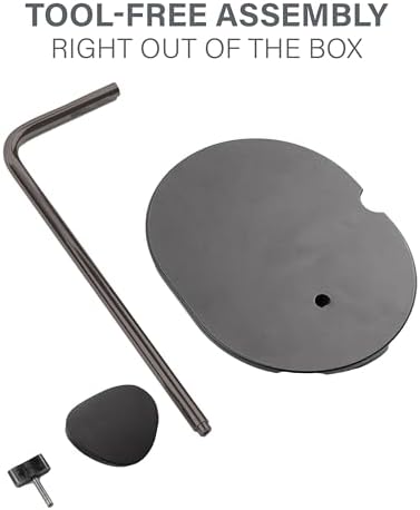 Sanus Sonos Ace Premium Headphone Stand – Stylish Silicone Cradle with Innovative Cable Management & Magnetic Charging Clip – Effortless Assembly for Over-Ear Headphone Protection – Sleek Black Design Enhancing Your Audio Space & Compatible with Multiple Models