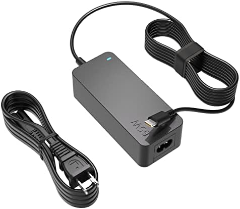 Efficient 65 W USB-C Laptop Charger for Lenovo Models – UL Listed Safety with Rapid Charging Technology, Compatible with ADLX65 Series and More – 30-Day Return Policy and 12-Month Guarantee Included