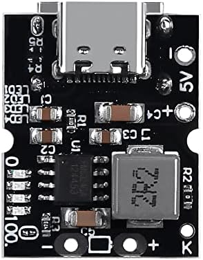 Ultra-Fast Type-C USB Boost Converter Module – 4-Pack 5 V 3.1 A High-Efficiency Charging Kit with Integrated Switch & LED Status Light for Enhanced Mobile Power Bank Functionality and Versatile Device Support