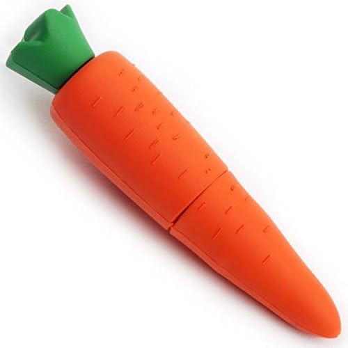LEIZHAN 16 GB Fruit-Shaped USB Flash Drive Set – Adorable Pineapple, Carrot, Banana, and Strawberry Designs for Fun Data Storage – Perfect Gift for Students and Professionals – 64 GB Total Capacity with Enhanced USB 2.0 Compatibility – Lightweight and Durable Memory Sticks for Easy File Transfer and Backup