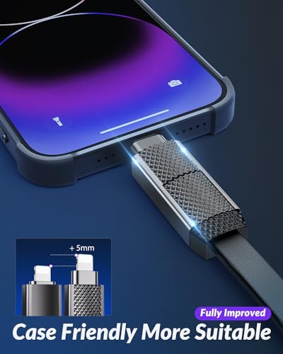 Ultimate 4-in-1 Fast Charging Cable – 5 ft Multi-Device Charger for USB A, USB C & Lightning | 60 W Power & High-Speed Data Transfer | Ideal for i Phone 16/15/14/13 Series & i Pad | Travel-Friendly, Durable, and Versatile Charging Solution