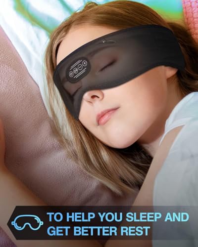 Experience Blissful Sleep with Ever Plus Bluetooth Sleep Headband – Cozy, Wireless Earbuds for Side Sleepers | 10-Hour Battery Life, Adjustable Comfort Fit, and Device Compatibility for Ultimate Relaxation and Sound Therapy