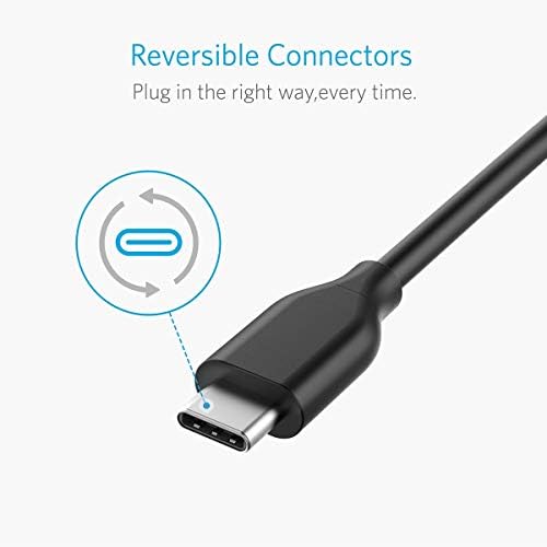 Anker Powerline 3.0 USB A to USB C Fast Charging Cable – 10 FT Durable Charger Cord with 56 k Ohm Resistor for Samsung Galaxy Note S8/S9 & Universal Compatibility – Tangle-Free & High-Speed Data Transfer for Ultimate Convenience