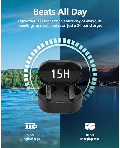 Philips TAT3519 Premium True Wireless Earbuds – Bluetooth 5.3 Noise-Canceling Headphones with Deep Bass, 24-Hour Battery, and Crystal-Clear Call Quality – Ideal for Audiophiles and Active Lifestyles with Fast Charging and IPX4 Water Resistance